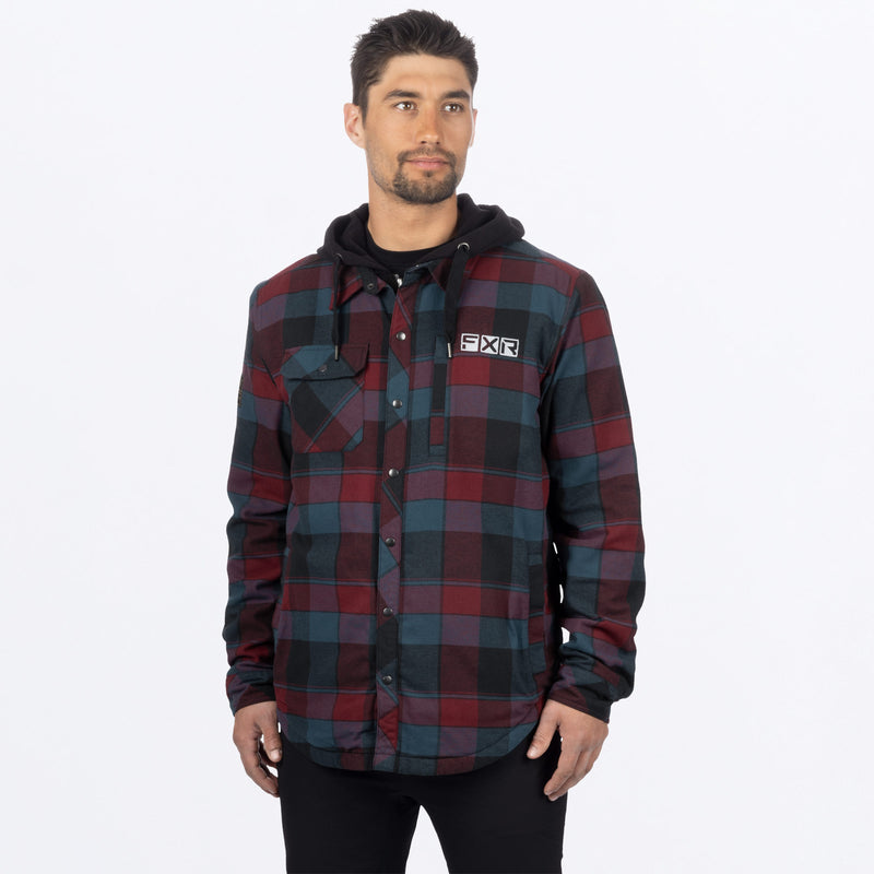 UnisexTimberInsulatedFlannel_Jacket_DrkStlMerlot_SKU_231117-_0327_Front