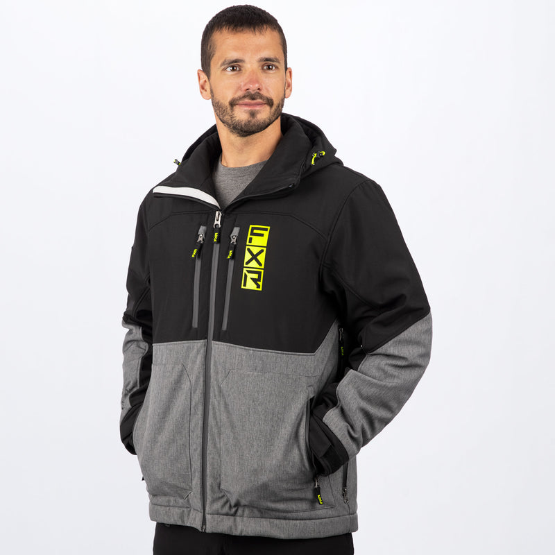 VerticalPro_InsulatedSoftshellJacket_M_GreyHeatherHiVis_210909-_0765_Front