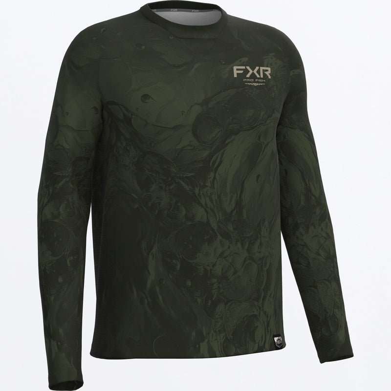 MBigTrebleAirUPF_Longsleeve_ArmyUndertowBass_SKU_262083-_7600_Front