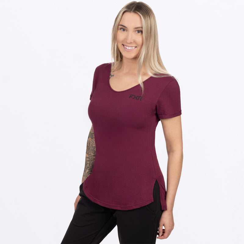 Lotus_TShirt_W_Merlot_242255-_2700_side